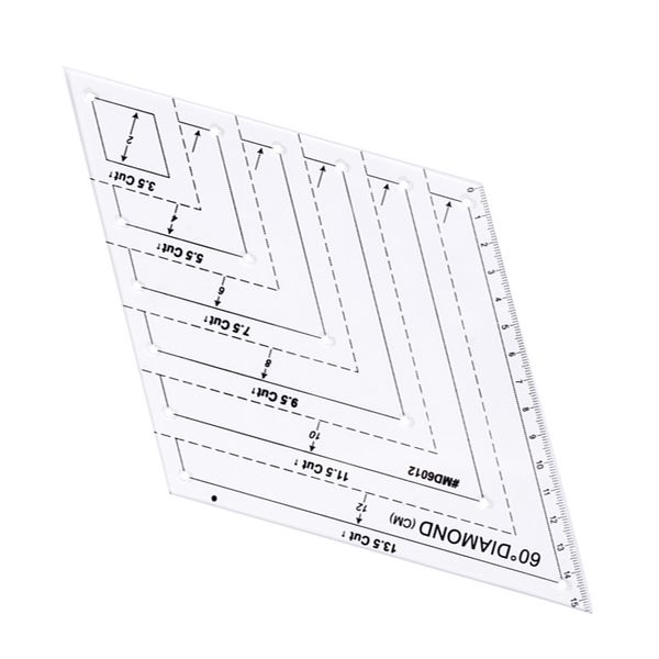 patchwork quilting template ruler kit stencil diamond grade ruler quilting transparent acrylic sewing patchwork craft, Black
patchwork quilting template ruler kit stencil diamond grade ruler quilting transparent acrylic sewing patchwork craft, Black