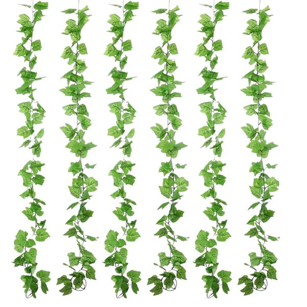 6pcs artificial ivy vine hanging leaves plant greenery decor party home garden wedding wall decor
6pcs artificial ivy vine hanging leaves plant greenery decor party home garden wedding wall decor