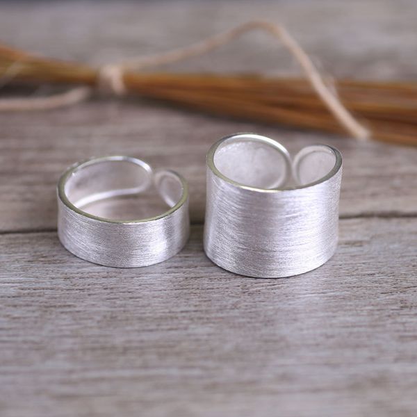 men's 1pc women's real. 925 sterling silver jewelry adjustable matte brushed band ring jewelry gtlj1200, Golden;silver
men's 1pc women's real. 925 sterling silver jewelry adjustable matte brushed band ring jewelry gtlj1200, Golden;silver