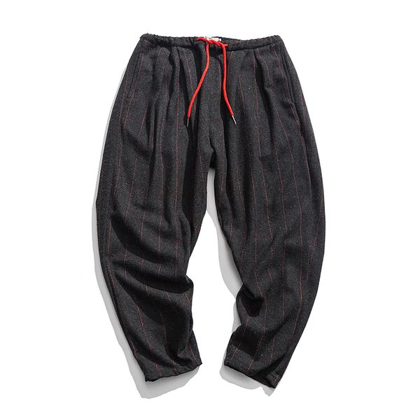 hip hop pant 3 color men winter thick warm woolen casual plaid harem pant male loose fashion trousers streetwear plus size m-5xl, Black
hip hop pant 3 color men winter thick warm woolen casual plaid harem pant male loose fashion trousers streetwear plus size m-5xl, Black