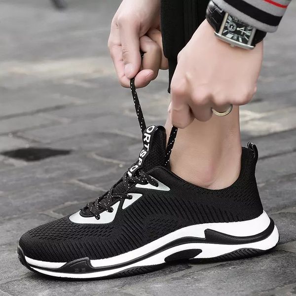 classic brand designer breathable mesh casual tide shoes fashion men's flying woven lightweight wearable outdoor men's shoes, Black
classic brand designer breathable mesh casual tide shoes fashion men's flying woven lightweight wearable outdoor men's shoes, Black