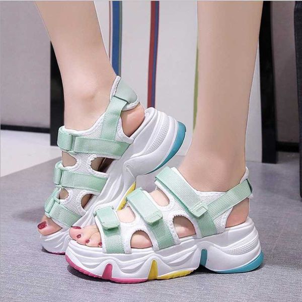 beach sandals women 2020 fashion toe-open color thick-soled student comfortable casual wedges walking woman sandals, Black
beach sandals women 2020 fashion toe-open color thick-soled student comfortable casual wedges walking woman sandals, Black