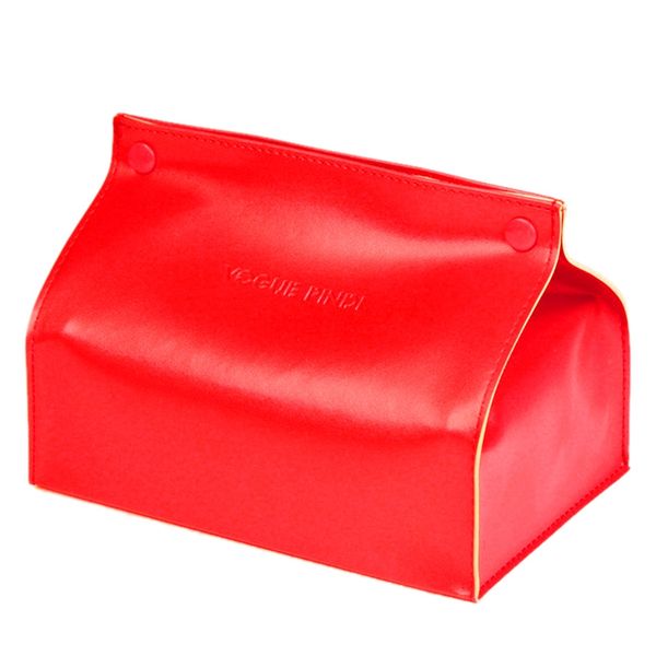 kitchen storage organization tissue boxes case leather pu storage tissue napkin case