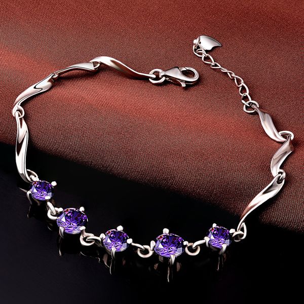 natural crystal 925 sterling silver bracelets for women fine jewelry accessory amethyst bangles gift, Golden;silver
natural crystal 925 sterling silver bracelets for women fine jewelry accessory amethyst bangles gift, Golden;silver