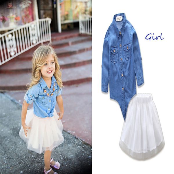 ins family parent-child outfit dress suit mother baby girls long sleeve denim shirt lace gauze skirt sets mom-daughter clothes dhl e21905, White
ins family parent-child outfit dress suit mother baby girls long sleeve denim shirt lace gauze skirt sets mom-daughter clothes dhl e21905, White
