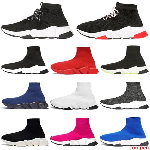 2020 designer luxury sock shoes speed trainer men women black white blue glitter pink flat socks fashion mens trainers runner sneakers
2020 designer luxury sock shoes speed trainer men women black white blue glitter pink flat socks fashion mens trainers runner sneakers