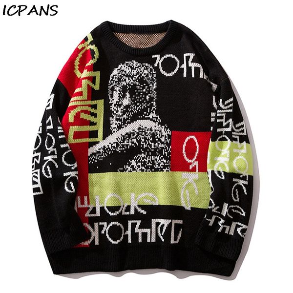 plegie sweaters men letter print mens pullover fashion o-neck sweaters black hip hop knitted high street autumn streetwear, White;black
plegie sweaters men letter print mens pullover fashion o-neck sweaters black hip hop knitted high street autumn streetwear, White;black