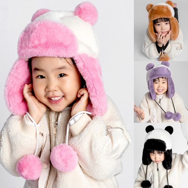 2019 autumn winter worn caps kids boys girls winter outdoor fluffy fleece hat faux fur earflap ski cap 2-4 years, Blue;gray
2019 autumn winter worn caps kids boys girls winter outdoor fluffy fleece hat faux fur earflap ski cap 2-4 years, Blue;gray