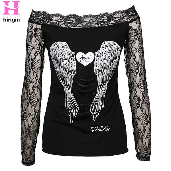 hirigin 2017 blouses women angel wings back printing long sleeve loose prints shirt casual lace off shoulder blouse cotton, White
hirigin 2017 blouses women angel wings back printing long sleeve loose prints shirt casual lace off shoulder blouse cotton, White