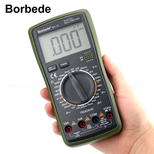 borbede digital multimeter bd-19 ncv lcd ac dc voltage current resistance capacitance diode tester rms true 2000 contage
borbede digital multimeter bd-19 ncv lcd ac dc voltage current resistance capacitance diode tester rms true 2000 contage