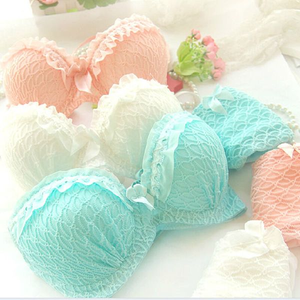 hirigin women adjusted-straps cotton lace ruffles push-up bra + knicker underwear lingerie a 32-36
hirigin women adjusted-straps cotton lace ruffles push-up bra + knicker underwear lingerie a 32-36