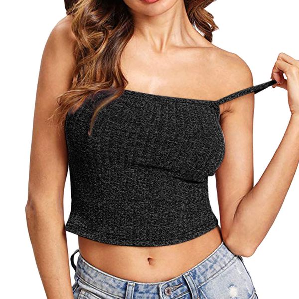 ishowtienda fashion summer womens solid tank vest off shoulder halter blouse shirt woman clothes mujer verano, White
ishowtienda fashion summer womens solid tank vest off shoulder halter blouse shirt woman clothes mujer verano, White