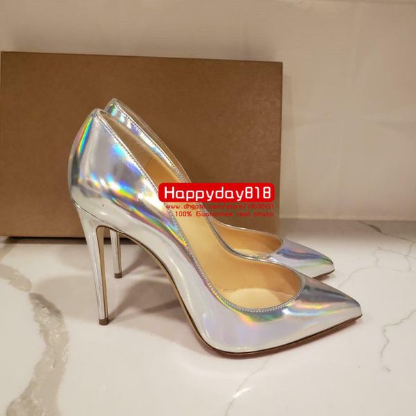 designer fashion women shoes silver patent leather point toe stiletto heel high heels pumps bride wedding shoes brand new 12cm, Black
designer fashion women shoes silver patent leather point toe stiletto heel high heels pumps bride wedding shoes brand new 12cm, Black