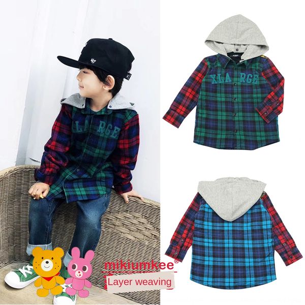 mikiumkee20 letter color matching double-layer thickened hooded detachable shirt shirt for boys and girls, White;black
mikiumkee20 letter color matching double-layer thickened hooded detachable shirt shirt for boys and girls, White;black
