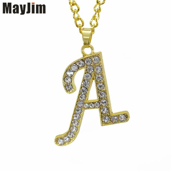 chains gold letter pendant necklace women a z charm statement initial rhinestone female, Silver
chains gold letter pendant necklace women a z charm statement initial rhinestone female, Silver