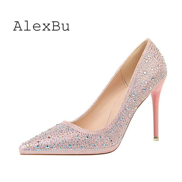 alexbu pink white summer woman shoes super high heels pumps pointed toe luxury designer wedding shoes bride women party, Black
alexbu pink white summer woman shoes super high heels pumps pointed toe luxury designer wedding shoes bride women party, Black