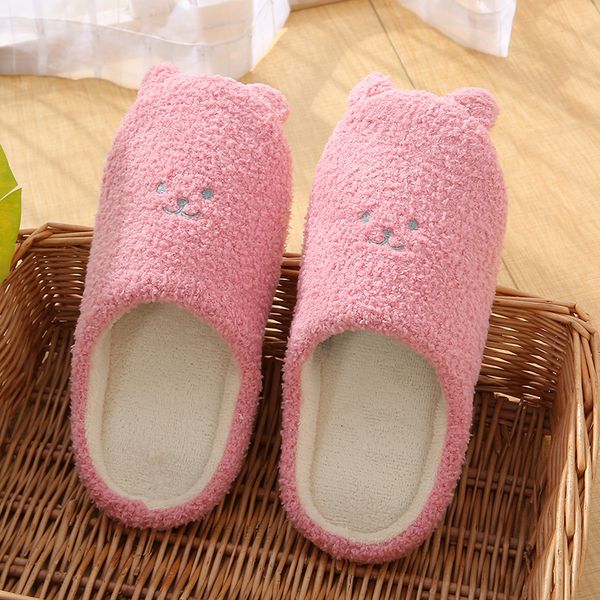 women winter warm home slipper couple shoes female plush bear animal slip on soft indoor flats comfort ladies & man plus size, Black
women winter warm home slipper couple shoes female plush bear animal slip on soft indoor flats comfort ladies & man plus size, Black
