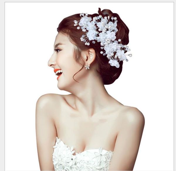 korean bridal hairpin 2009 diamond u-shaped hairpin crystal pearl jewelry wedding headdress, Slivery;golden
korean bridal hairpin 2009 diamond u-shaped hairpin crystal pearl jewelry wedding headdress, Slivery;golden