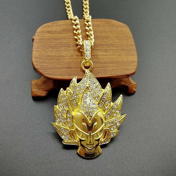 fashion- cartoon diamonds pendant necklaces for men stainless steel rhinestone comic luxury necklace 30 inches cuban chain 2 colors, Silver
fashion- cartoon diamonds pendant necklaces for men stainless steel rhinestone comic luxury necklace 30 inches cuban chain 2 colors, Silver
