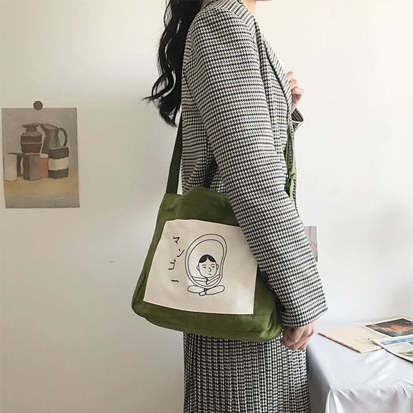 women cartoon canvas floral print ladies casual shoulder bag foldable fashion students female simple bag
women cartoon canvas floral print ladies casual shoulder bag foldable fashion students female simple bag