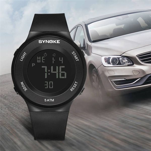 synoke brand sports electronic watch fitness led digital watch men alarm waterproof sport wristwatches montre homme 661s4, Slivery;brown
synoke brand sports electronic watch fitness led digital watch men alarm waterproof sport wristwatches montre homme 661s4, Slivery;brown