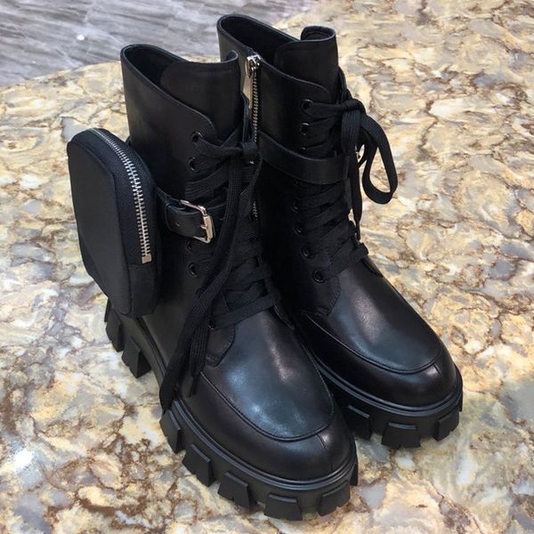 cool new thick soled boots brand design runway lace-up women shoes zip ankle female leather boots with wallet, Black
cool new thick soled boots brand design runway lace-up women shoes zip ankle female leather boots with wallet, Black