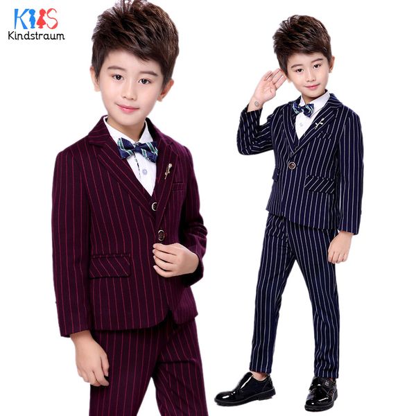 kindstraum boys striped wedding clothing sets 3pcs fashion blazer+vest+pant kids 2018 new children gentleman formal suits, mc919, Black
kindstraum boys striped wedding clothing sets 3pcs fashion blazer+vest+pant kids 2018 new children gentleman formal suits, mc919, Black