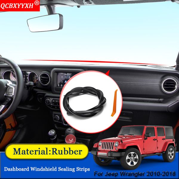 qcbxyyxh car-styling rubber anti-noise soundproof dustproof car dashboard windshield sealing strips for wrangler 2010-2018
qcbxyyxh car-styling rubber anti-noise soundproof dustproof car dashboard windshield sealing strips for wrangler 2010-2018