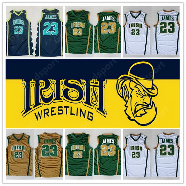 Ncaa iri h high chool 23 lebron jame titched embroidery jer ey jer ey hirt port ba ketball black u
Ncaa iri h high chool 23 lebron jame titched embroidery jer ey jer ey hirt port ba ketball black u