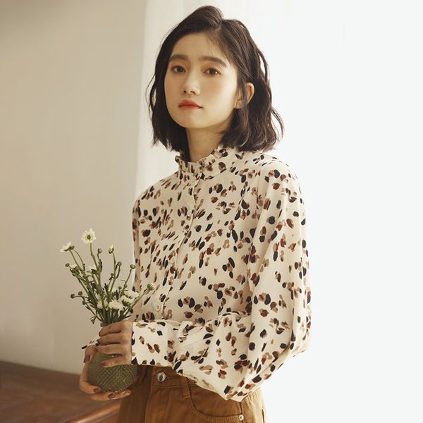 lantern sleeve ruffles blouse women flower long sleeve korean shirts loose single breasted elegant summer vintage 2020 y350, White
lantern sleeve ruffles blouse women flower long sleeve korean shirts loose single breasted elegant summer vintage 2020 y350, White
