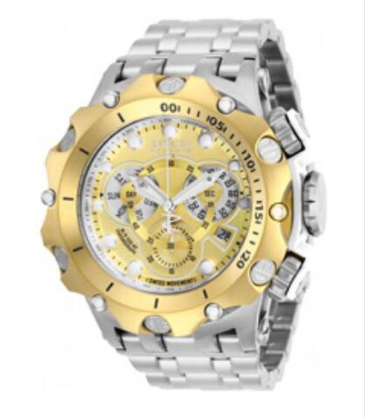 invicta reserve venom hybrid model - 27790 gold plated steel swiss mvt silver gold men's quartz watches, Slivery;brown
invicta reserve venom hybrid model - 27790 gold plated steel swiss mvt silver gold men's quartz watches, Slivery;brown