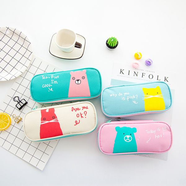 pencil bag pencil case creative small animal student bag zipper canvas pen case flip student stationery storage
pencil bag pencil case creative small animal student bag zipper canvas pen case flip student stationery storage