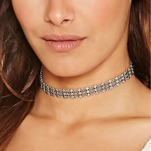 bohemia multilayer square link chokers necklaces for women turkish ethnic antique silver plated link short necklace jewelry, Golden;silver
bohemia multilayer square link chokers necklaces for women turkish ethnic antique silver plated link short necklace jewelry, Golden;silver