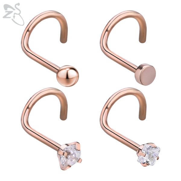 zs 4pc/lot rose gold 5-shape nose stud with round&square cubic zircon for women shinning crystal nose piercing jewelry accessory, Slivery;golden
zs 4pc/lot rose gold 5-shape nose stud with round&square cubic zircon for women shinning crystal nose piercing jewelry accessory, Slivery;golden