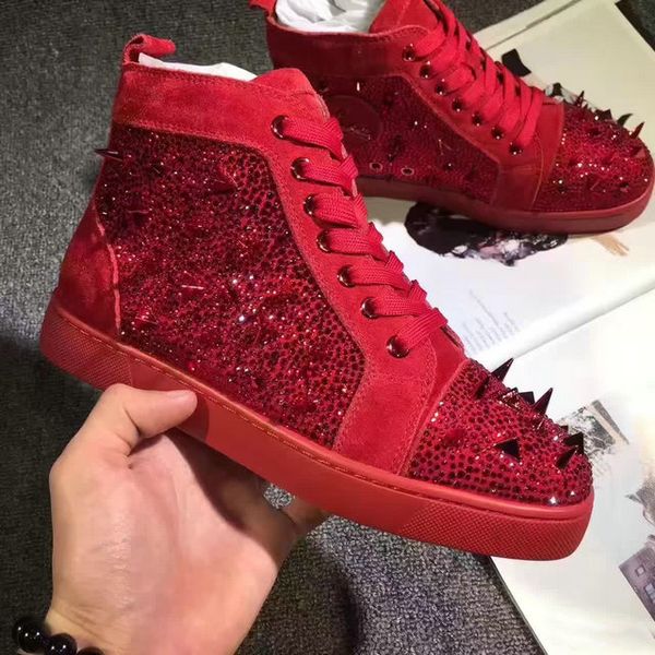 мода louisflats strass шипы повседневная обувь идеальный высокий верхний красный нижний кроссовки обувь женщины мужчины роскошные обувь для, Black
мода louisflats strass шипы повседневная обувь идеальный высокий верхний красный нижний кроссовки обувь женщины мужчины роскошные обувь для, Black