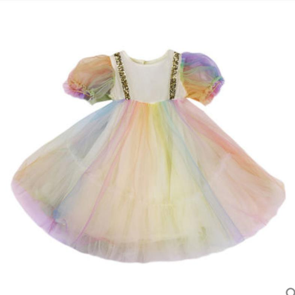 beautiful rainbow ball g dress girl summer layed tutu dresses puff sleeve birthday party dress kids girl gift knee rainbow, Red;yellow
beautiful rainbow ball g dress girl summer layed tutu dresses puff sleeve birthday party dress kids girl gift knee rainbow, Red;yellow