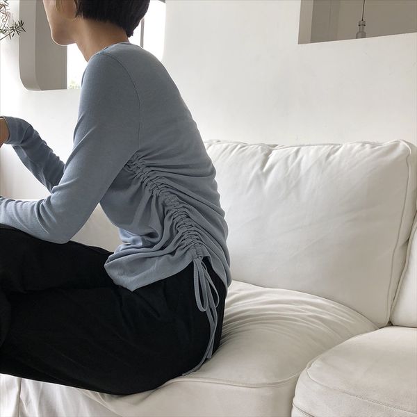 20chic season simple modal round collar drawstring pleated long sleeve t-shirt female t005 20chic season simple modal round collar drawstrin, White
20chic season simple modal round collar drawstring pleated long sleeve t-shirt female t005 20chic season simple modal round collar drawstrin, White