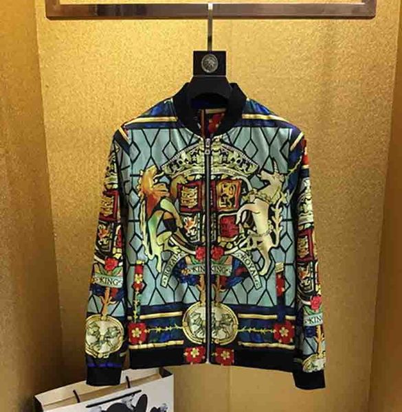 2020 new arrival men's jackets fashion men's stand collar jacket with fashion pattern casual zipper men clothing size m-3xl wholes, Black;brown
2020 new arrival men's jackets fashion men's stand collar jacket with fashion pattern casual zipper men clothing size m-3xl wholes, Black;brown