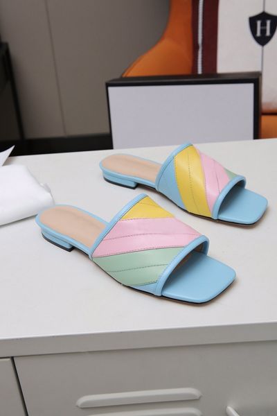 summer outdoor slides women flip flops leather women slides with double metal rainbow black white brown slippers summer beach with box
summer outdoor slides women flip flops leather women slides with double metal rainbow black white brown slippers summer beach with box