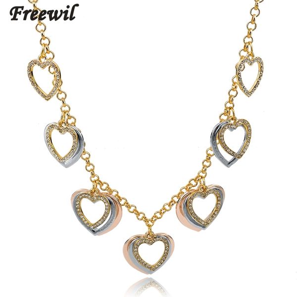 unique austrian crystal heart necklace new love brand jewelry gold link chain choker necklaces & pendants for women sne150868, Silver
unique austrian crystal heart necklace new love brand jewelry gold link chain choker necklaces & pendants for women sne150868, Silver