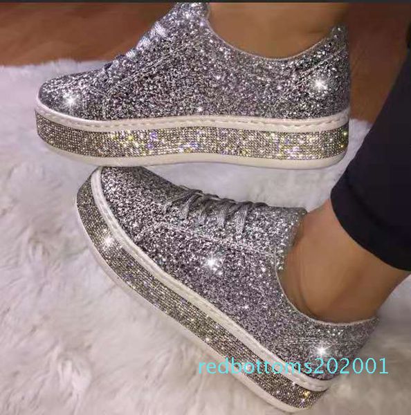 2020 women glitter sneakers bling flats woman spring new casual ladies vulcanized shoes female comfort lace up fashion shoes r01, Black
2020 women glitter sneakers bling flats woman spring new casual ladies vulcanized shoes female comfort lace up fashion shoes r01, Black