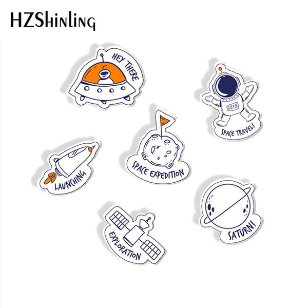 new fashion cute collection space icons shrink resin brooches sunflowers love space astronaut epoxy acrylic brooches, Gray
new fashion cute collection space icons shrink resin brooches sunflowers love space astronaut epoxy acrylic brooches, Gray