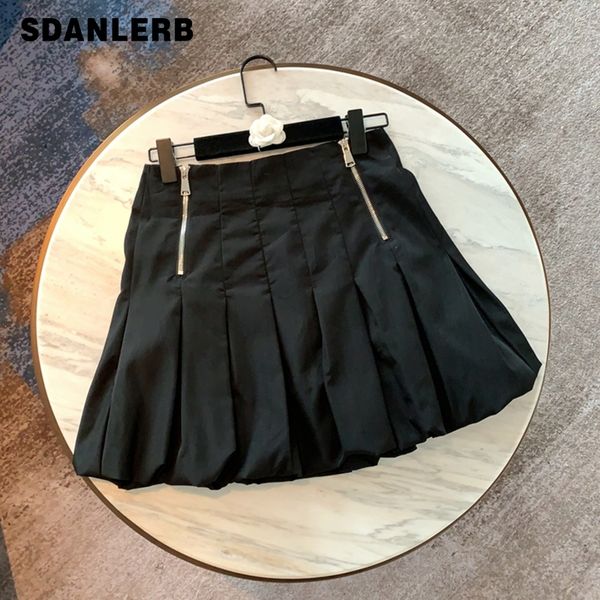 pleated skirt for woman 2020 spring and summer new vintage ladies double-sided zipper big pendulum a- line skirt female skirts, Black
pleated skirt for woman 2020 spring and summer new vintage ladies double-sided zipper big pendulum a- line skirt female skirts, Black