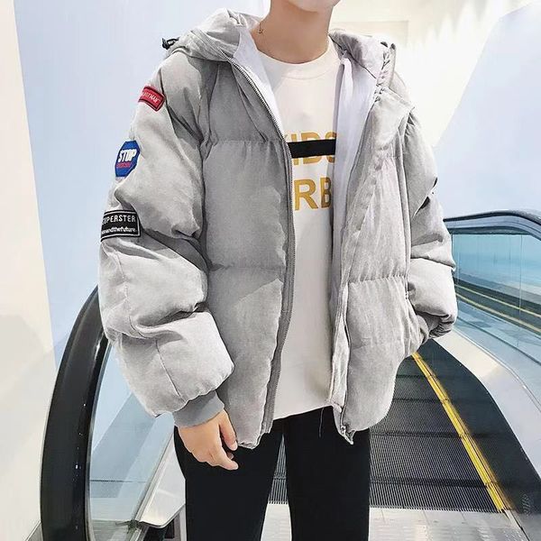 2019 new winter jacket men thick jackets parkas zipper hoody casual loose fit long sleeve quilted outerwear clothing warm coats, Black
2019 new winter jacket men thick jackets parkas zipper hoody casual loose fit long sleeve quilted outerwear clothing warm coats, Black