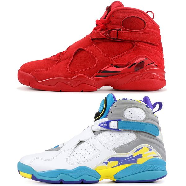 aqua white black 8s men basketball shoes 8 reflective bugs bunny valentines day tinker raid chrome mens trainer sports sneaker size 41-47, White;red
aqua white black 8s men basketball shoes 8 reflective bugs bunny valentines day tinker raid chrome mens trainer sports sneaker size 41-47, White;red
