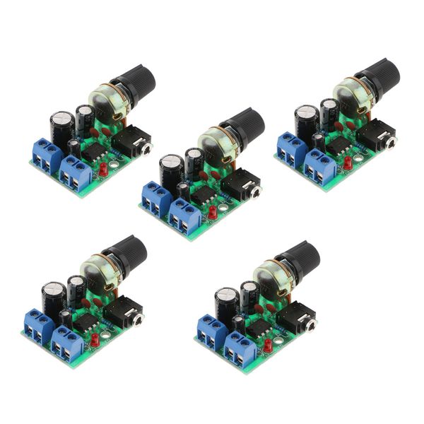 5pcs lm386 0.5-10w audio power amplifier module dc 3-12v stereo amp board, diy sound system component
5pcs lm386 0.5-10w audio power amplifier module dc 3-12v stereo amp board, diy sound system component