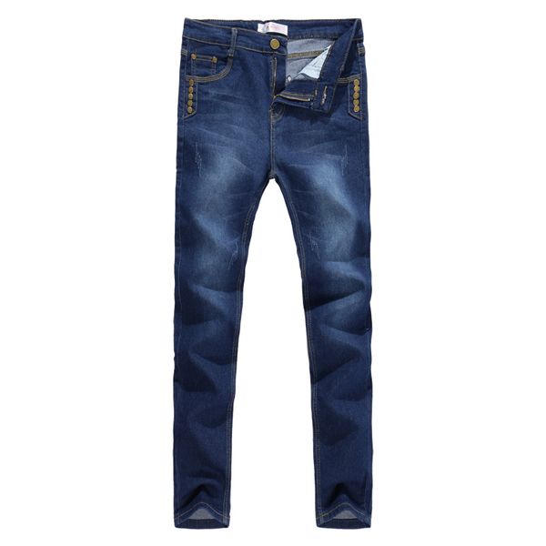 2019 four seasons rivet casual men's fashion denim trousers / jeans / korean men jeans stretch casual, Blue
2019 four seasons rivet casual men's fashion denim trousers / jeans / korean men jeans stretch casual, Blue