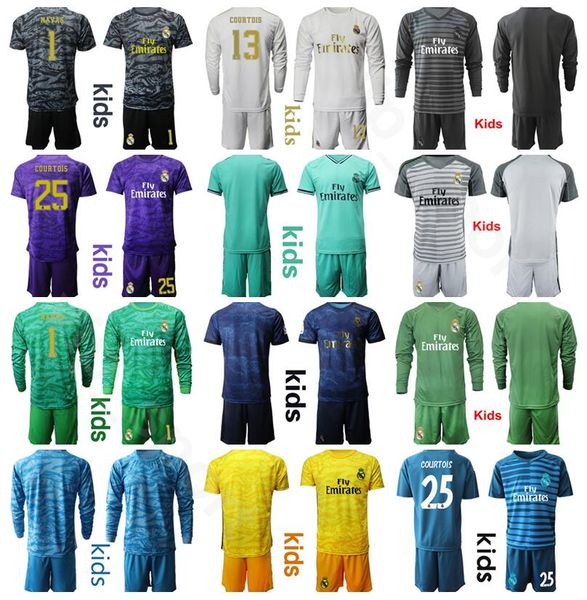 kids real madrid goalkeeper 25 thibaut courtois jersey 1 alphonse areola keylor navas iker casillas goalie soccer youth football shirt kits, Black
kids real madrid goalkeeper 25 thibaut courtois jersey 1 alphonse areola keylor navas iker casillas goalie soccer youth football shirt kits, Black