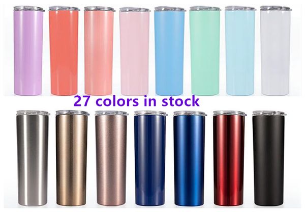 27 color 20oz skinny tumbler stainless steel sippy cup with lid and straw double wall vacuum insulated straight tumbler matte black coral
27 color 20oz skinny tumbler stainless steel sippy cup with lid and straw double wall vacuum insulated straight tumbler matte black coral