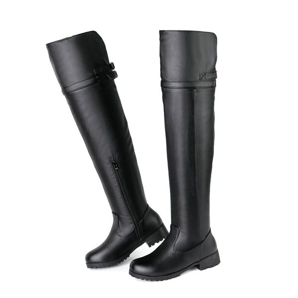 b2-3 size 32-46 girls pu leather over then knees boots female winter fashion boot woman flat heels shoes women leisure shoe, Black
b2-3 size 32-46 girls pu leather over then knees boots female winter fashion boot woman flat heels shoes women leisure shoe, Black